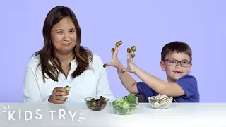 Kids Try Their Parents’ Least Favorite Foods | Kids Try | HiHo Kids