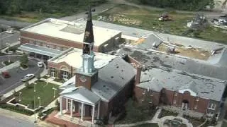 Cullman Tornado Damage Aerials