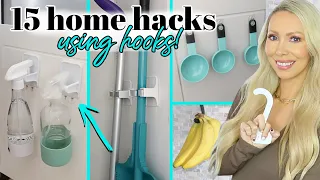 15+ BRILLIANT Home Hacks Using Command Hooks!