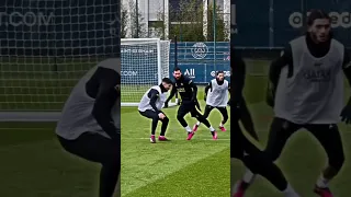 No one can take the ball from Messi in PSG’s training session #shorts