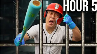 Trapped In A Cage Until We Hit A Home Run!