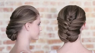 How To Create a French Fishtail Braid Updo