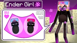 OMZ GIRL Became ENDER GIRL is PREGNANT in Minecraft! - Parody Story(Roxy and Lily,Crystal)