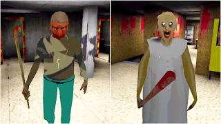 Buck Grandpa And White Baldi Granny