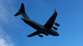 C17 flyover Brisbane riverfire 2019