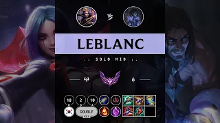 LeBlanc Mid vs Sylas - KR Master Patch 14.9