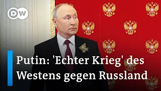 Putin nutzt Militärparade zu erneuten Vorwürfen gegen den Westen | DW News