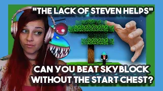 *The lack of Steven helps* Can You Beat Skyblock WITHOUT the start chest? by Martincitopants