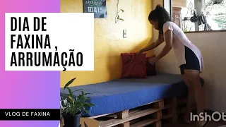 Dia de faxina |rotina de dona de casa 🏠|vlog |arrumação