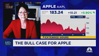 Apple's $110 billion share buyback will put a floor on the stock, says Nancy Tengler