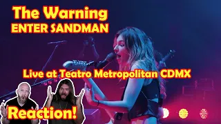 Musicians react to hearing The Warning - ENTER SANDMAN Live at Teatro Metropolitan CDMX 08/29/2022