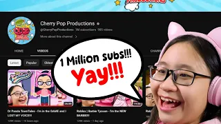1 Million Subscribers Countdown Reaction - Yay! 1 Million Subs!!