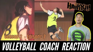 Volleyball Coach Reacts to HAIKYUU S2 E7 - Moonrise (Tsukki's internal struggle)