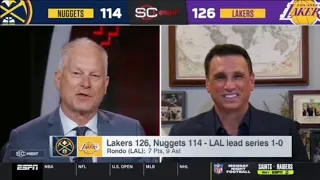 Tim Legler Reacts (Lakers defeat nuggets) WCF Game 1