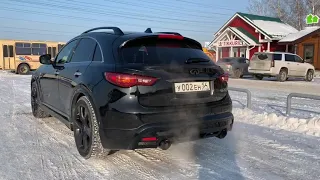 ТЮНИНГ ВЫХЛОПНОЙ СИСТЕМЫ infiniti QX70 FX37 ОТ FEBERS