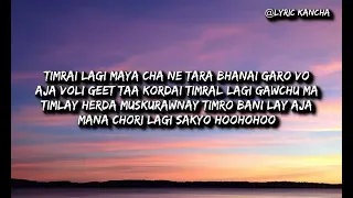 Shallum Lama - Timro pratiksha (Lyrics) Kasari byekta garu [Prototype]