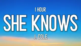 j. cole - she knows [1 Hour] "i am so much happier now that I'm dead" [tiktok song]