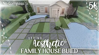 5K! BLOXBURG: SPRING AESTHETIC FAMILY HOUSE BUILD, NO GAMEPASS!!