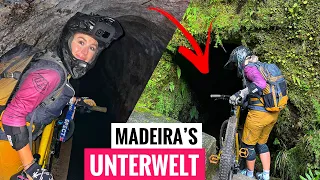 Ausgesetzt im Dschungel! Mit dem Bike durch Madeira's Unterwelt - komplette Dunkelheit mit @leokast