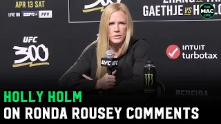 Holly Holm on Ronda Rousey: “It’s hard for her to admit I was the better fighter”