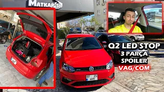 Polo Modifiye | Q2 Led Stop , Spoiler , Gizli Özellik | Matkaps - Okan Çekiç