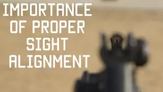 How to Shoot More Accurately | Proper Sight Alignment  | Tactical Rifleman