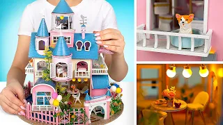 Building Modern Princess Castle With The Cutest Design!