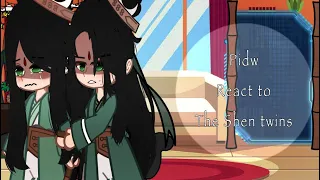 Pidw react to the shen Twins (my au) //ft. Shen jiu & Lou binghe//au in description!!!//