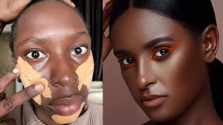 MUST WATCH 👉😱 BOMB 💣🔥😳 WHAT SHE WANTED VS WHAT SHE GOT 😱 GELE & MAKEUP TRANSFORMATION