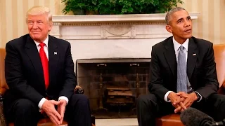 Obama meets with Trump at White House