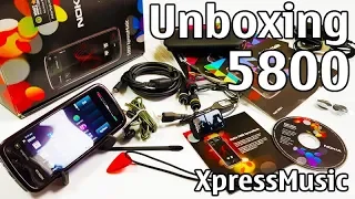 Nokia 5800 XpressMusic Unboxing 4K with all original accessories RM-356 review