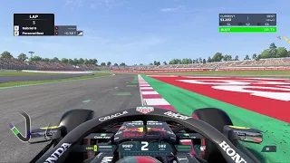 F1 2021 Circuit de Barcelona-Catalunya HotLap | Onboard RedBull | Logitech G29 (1:17.815)