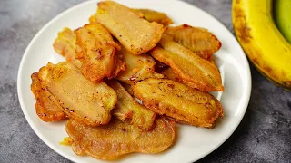 CRISPY FRIED BANANA | BANANA FRITTERS | YUMMY