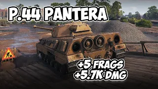 P.44 Pantera - 5 Frags 5.7K Damage - Master even with poor shooting! - World Of Tanks