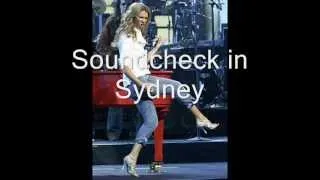 Celine Dion - Very Rare Taking Chances tour soundchecks