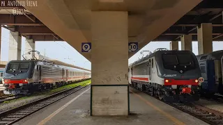 MANOVRE & PARTENZE degli INTERCITY con E464 a MESSINA