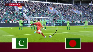 Pakistan vs Bangladesh | Penalty Shootout | International Friendly 2023 | eFootball PES Gameplay