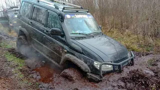 UAZ PATRIOT переоценил свои возможности / offroad extreme