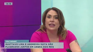 Gusttavo Lima e Andressa Suita são flagrados juntos em Angra dos Reis