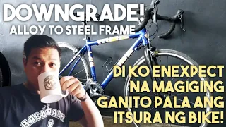 MOB roadbike alloy frame downgrade to steel frame? Ave Maldea Roadbike build