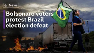 Jair Bolsonaro supporters call on military for help after Brazil election defeat