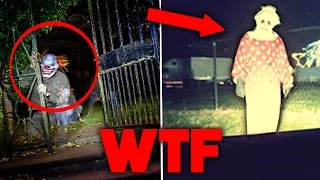 TOP 5 SCARIEST CLOWN SIGHTINGS OF ALL TIME