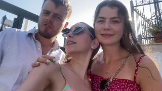 Burnt and Turnt - The Fam Goes to Greece | Vlog Part 1