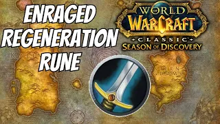 Enraged Regeneration Rune for Warriors | Season of Discovery Phase 2