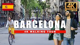 Barcelona, Spain Walking Tour - Central City Walk [4K HDR - 60fps)