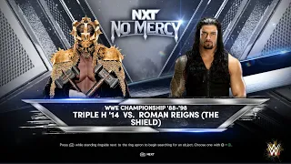 ❤️wWE 2k24 🔥CHAMPIONSHIP '88-'98TRIPLE H '14 VS. ROMAN REIGNS (THESHIELD)