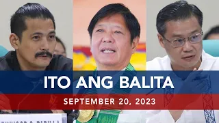 UNTV: Ito Ang Balita | September 20, 2023