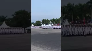 Persembahan kawad kaki pop TLDM 216/17 di KDSI johor.