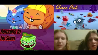Me and my COUSIN react to Happy Tree Friends! -  Remains to be seen, Class Act, and I Nub You!