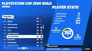 How I qualified for PlayStation Cup Zero Build Finals (guarantee $100)